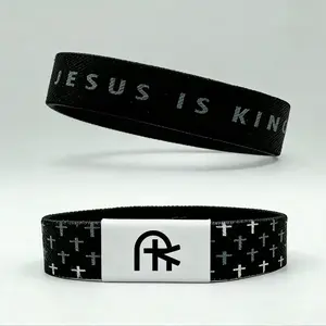 【Buy 1 Get 1 Free】Bible Bracelets - NFC Christian Scripture Bracelet For Men & Women, Daily Bible Verse Jewelry, Jesus Faith Bracelet, Inspirational Religious Gift, Adjustable Wristband For Valentine'S Day & Everyday Wear