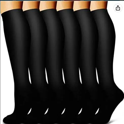 6 pairs of black tablets