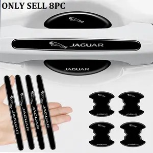 Car Door Handle Bowl Anti-collision Strip Sticker For Jaguar X S F XF XE XJ XK XEL XFL XJL XJ6 XJS XKR F-Type F-Pace E-Pace