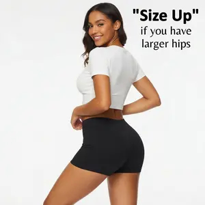 Women’s Black Micro Mini Skort – Sexy Stretch Skirt with Built-In Shorts, Low Waist Summer Outfit