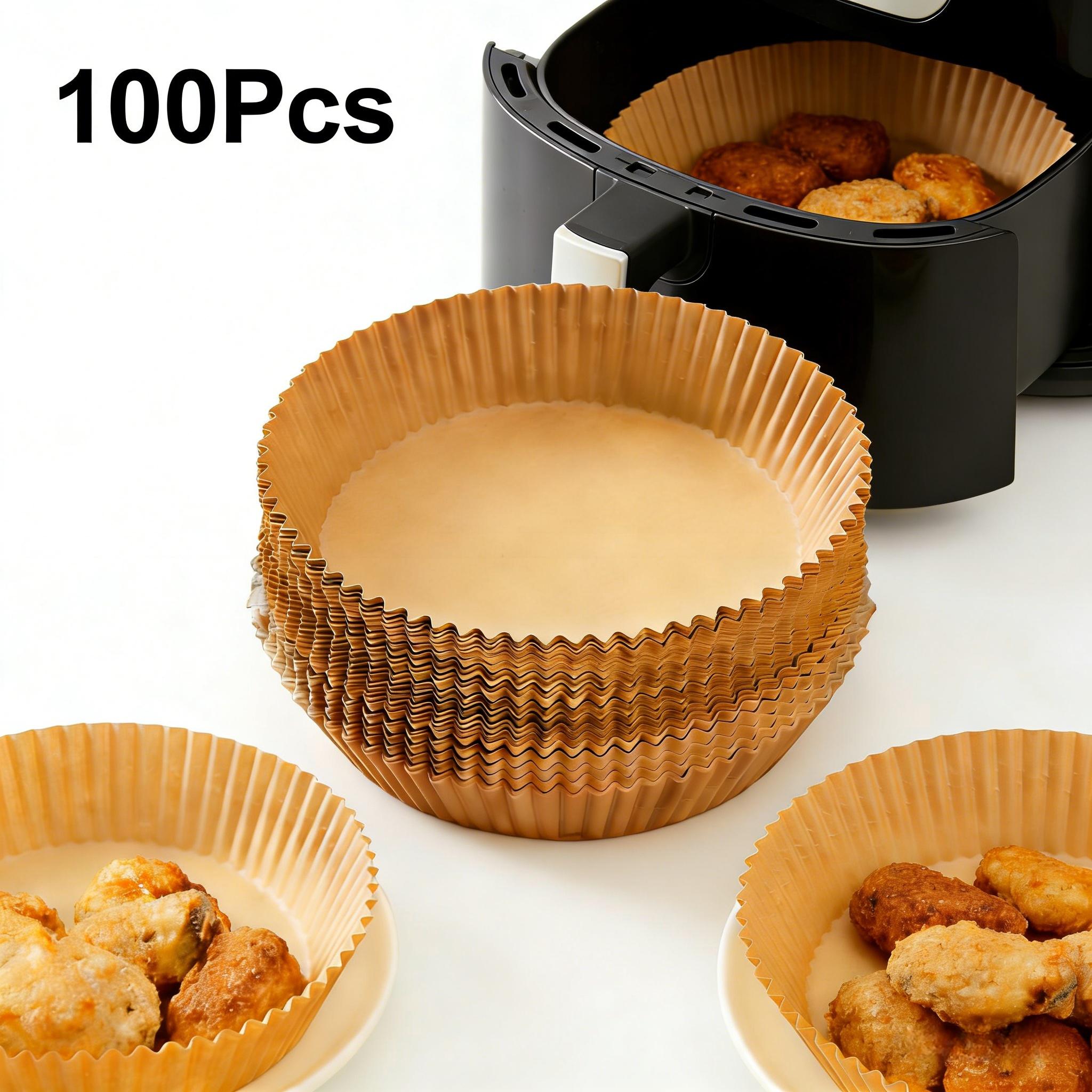 100PCS Premium Square Air Fryer Liners - Non-Stick, Oil-Resistant & Food-Grade Parchment Paper for Baking, Cooking & Microwave (Disposable & Convenient) 100PCS Premium Square Air Fryer Liners - Non-Stick, Oil-Resistant & Food-Grade Parchment Paper for Baking, Cooking & Microwave (Disposable & Convenient)