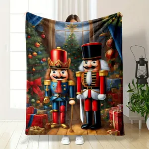 Classic Nutcracker Blanket: Add Magic to Your Holiday Home and Keep Christmas Cozy Women's clothing