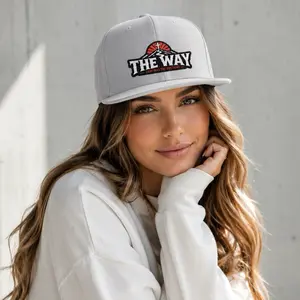 The Way SnapBack Hat | Love Was the Doctrine | Faith-Rooted Embroidered Flat Bill Cap