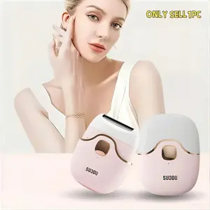 Mini electric hair trimmer - Women's portable hair removal device with USB charging, Usb rechargeable remover, for full body use, Underarm, lip, leg and private area trimmer, Safe and non-irritating, Compact household and travel