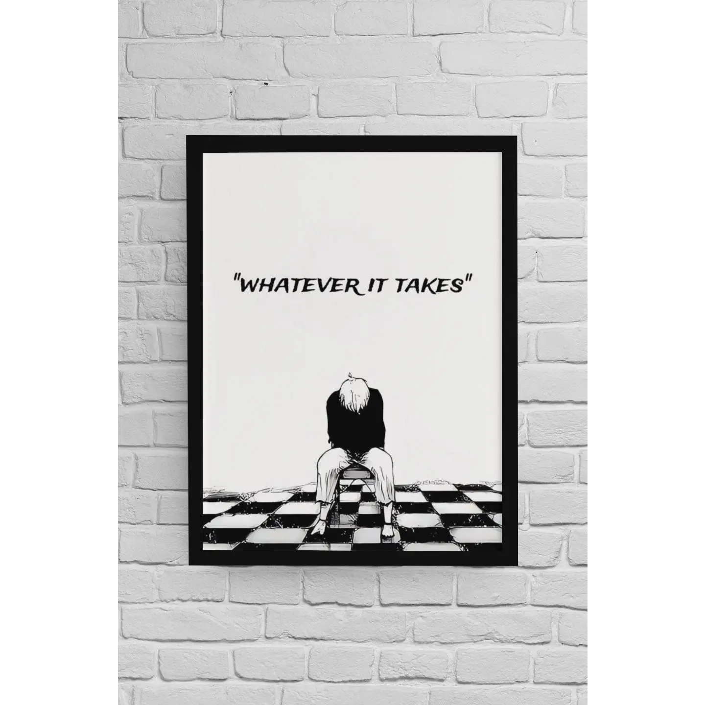 Ken Kaneki Tokyo Ghoul Ghoul Art "Whatever It Takes" Anime Lover Gift Anime Wall Decor Kaneki Poster Manga Tokyo Ghoul Art