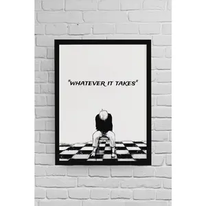 Ken Kaneki Tokyo Ghoul Ghoul Art "Whatever It Takes" Anime Lover Gift Anime Wall Decor Kaneki Poster Manga Tokyo Ghoul Art