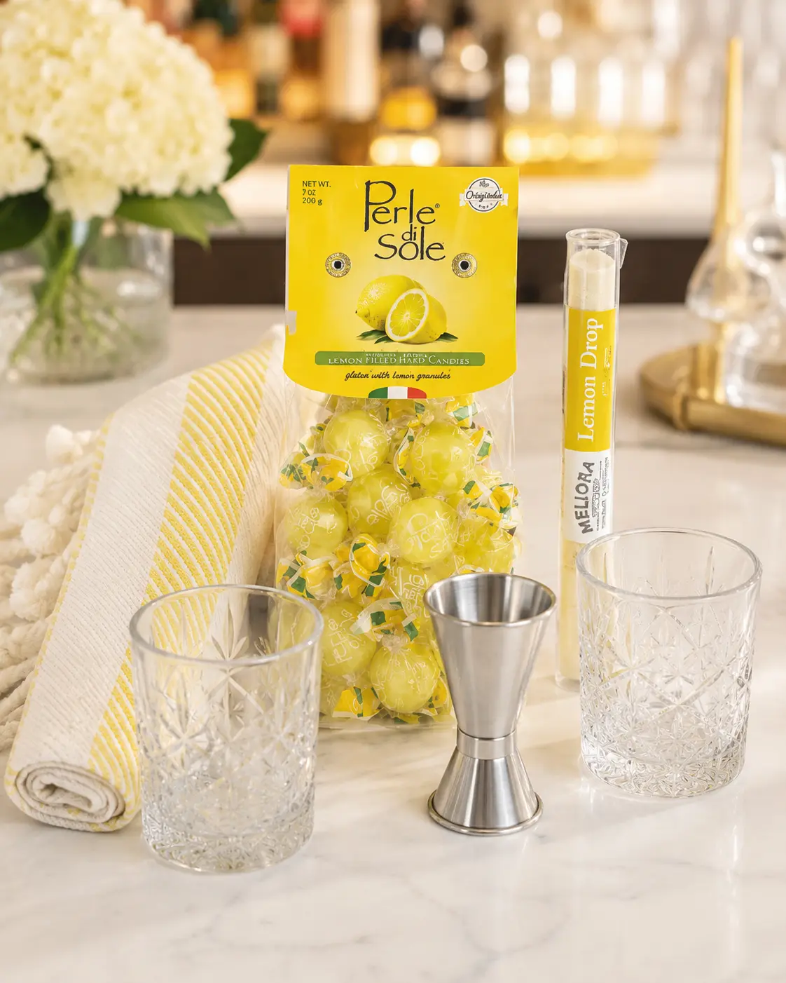 Lemon Drop Cocktail Gift Set