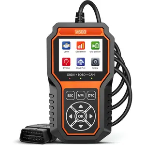 OBD2 Scanner Diagnostic Scan Tool with Solution  Code Reader Reset Tools Check Engine Light SCAN Tool  Accessories Read Fix Clear   Fault Codes for  1996+ OBD II Scanner