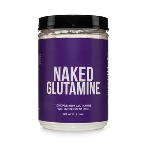 Naked Glutamine - 1KG - 100% Premium L-Glutamine Supplement for Muscle Health & Endurance - Naturally Fermented from Plant Sources