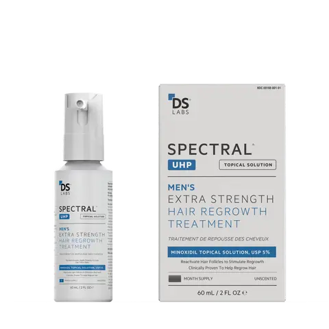 DS Laboratories Spectral.UHP Men's Extra Strength Hair Regrowth Treatment with Minoxidil 5% - FDA Approved & Clinically Proven