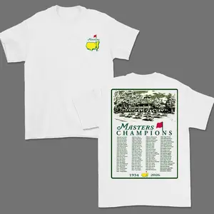 2026 Masters Tournament Augusta T-shirt, 90th Masters Champions T-shirt, Masters Golf T-shirt, The Masters Golf Cup Tee For Men, For Men For Women, Vintage Unisex Cotton Apparel, Masters Tournament T Shirt