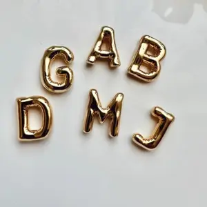Plain Bubble letter pendants