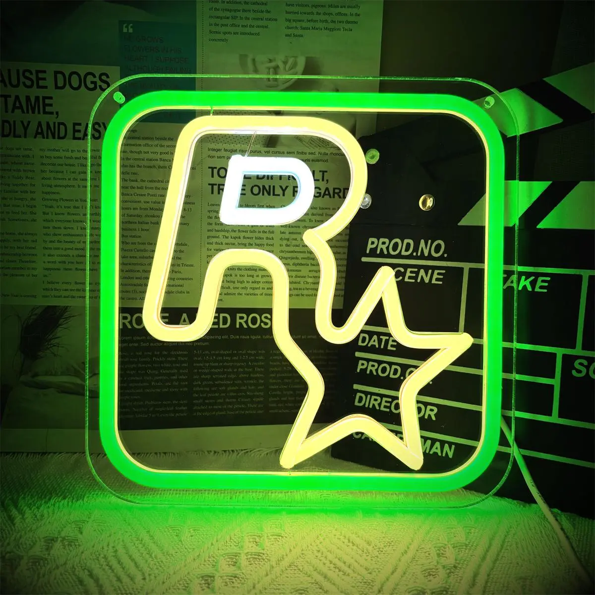 Creative Logo Neon Light, USB Powered Fashion LED Wall Decoration, Novelty Light for Room and Bedroom Decoration, Clothing Shops Or Office Assembly, Led Neon Lights, Decorative Lights