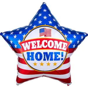 Welcome Home Star Foil Balloon