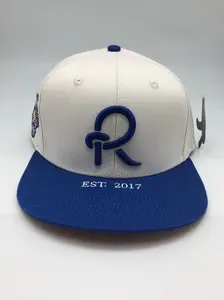 Rancho Caps-Side Bull Logo Blue Cap - High-Quality Design for Versatile Use