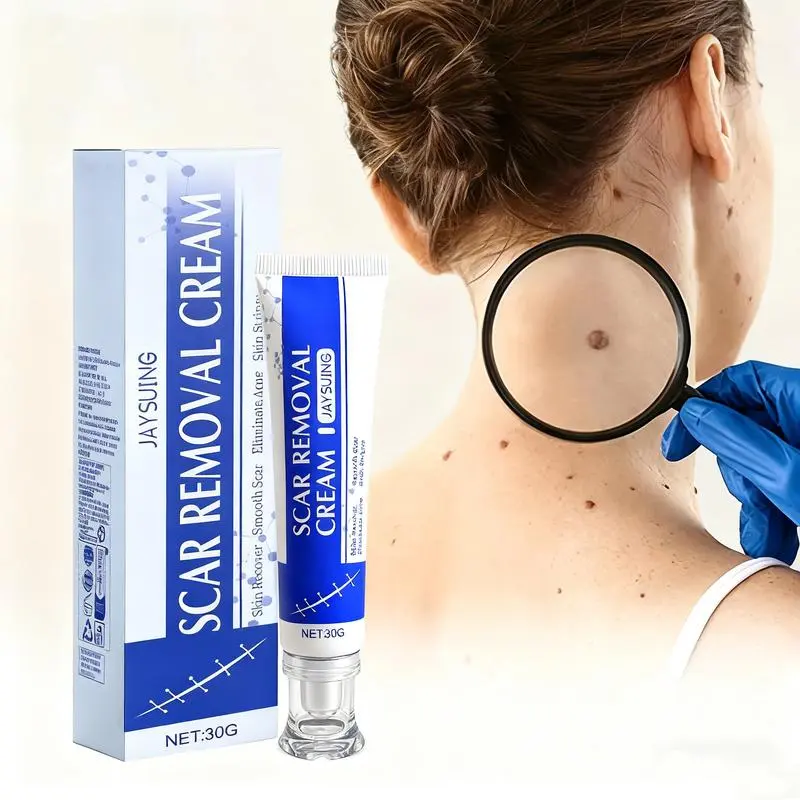 JAYSUNG Professional Scar Removal Cream Advanced Silicone Skin Repair Gel for Burn Acne Old Scar Removal Cream for Face & Body Fades Dark Scars 30g