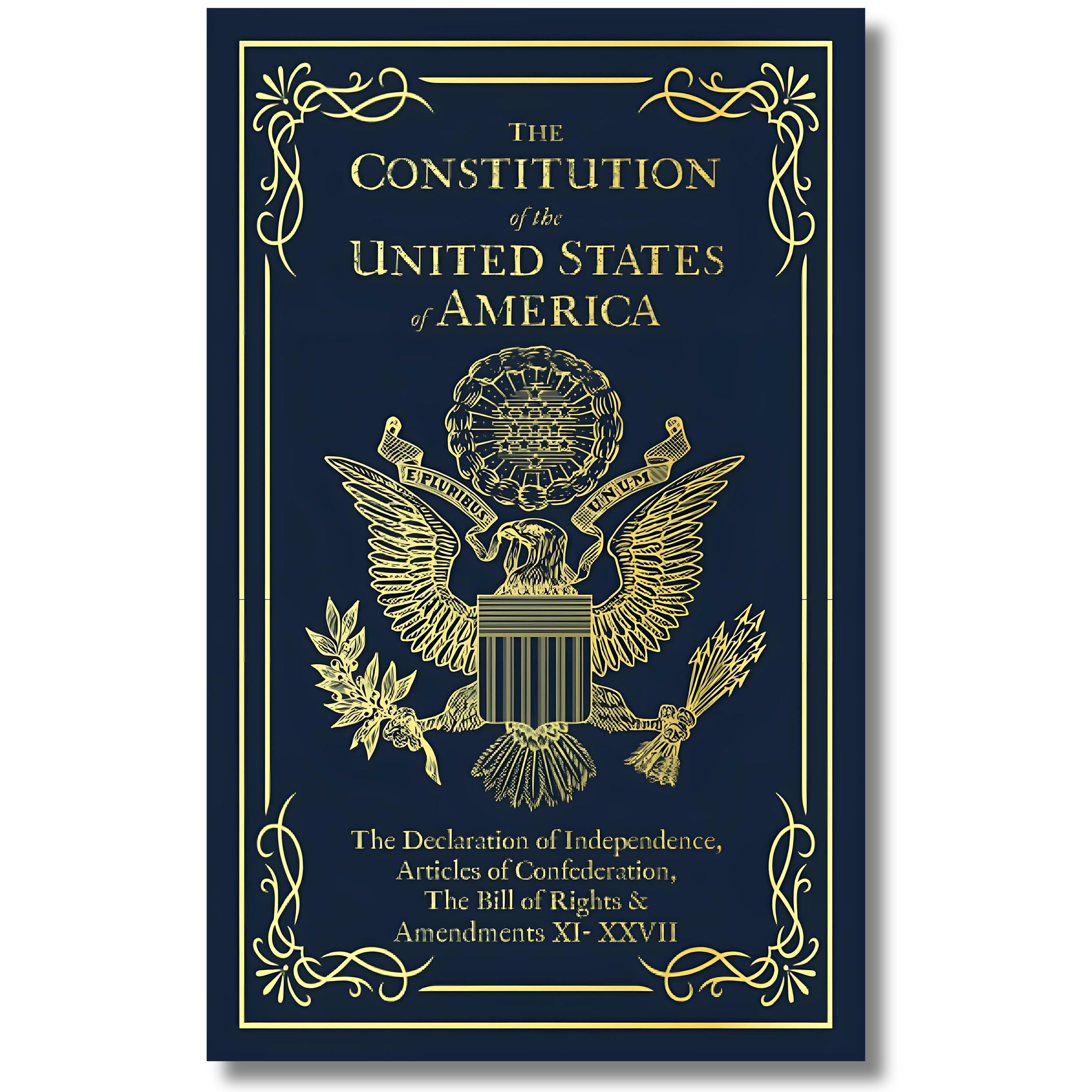 The Constitution of the United States of America: The Declaration of Independence, The Bill of Rights handy size Book