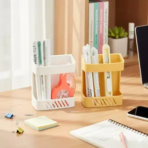 No-Hole Wall Mount Organizer, Multi-Function Phone Stand, AC Remote Holder, detachable Anti-Slip Wall Shelf for Home Office, Dust-Proof Wall Storage Box with Strong Adhesive