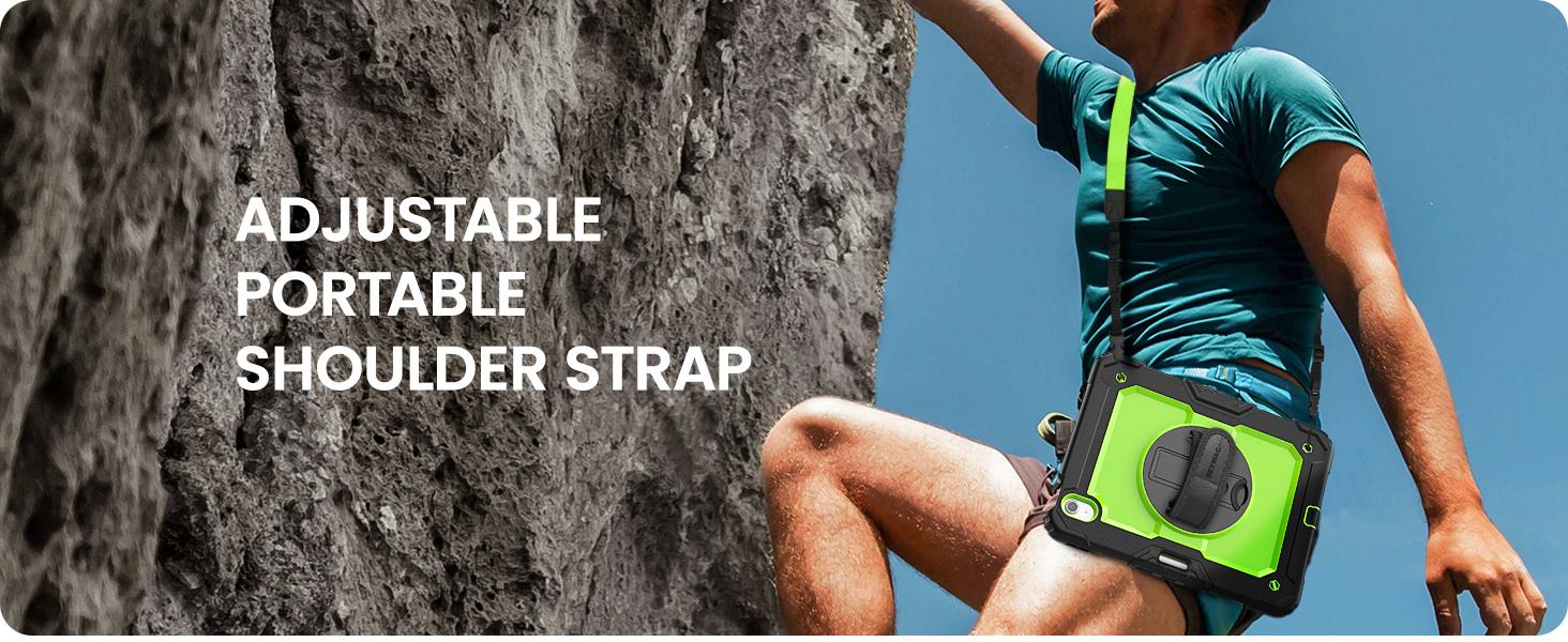 Stock Case for iPad Air 8 7 6-11/13 inch M4 2026/iPad(A19) 12th/(A16) 11th 2025/10th Generation Case/mini 7 (A17 Pro)/6/iPad Pro 11/13 inch M5-M4 2024 Shockproof Heavy Duty Case with Screen Protector Pencil Holder Rotating Stand Hand Strap Shoulder Strap