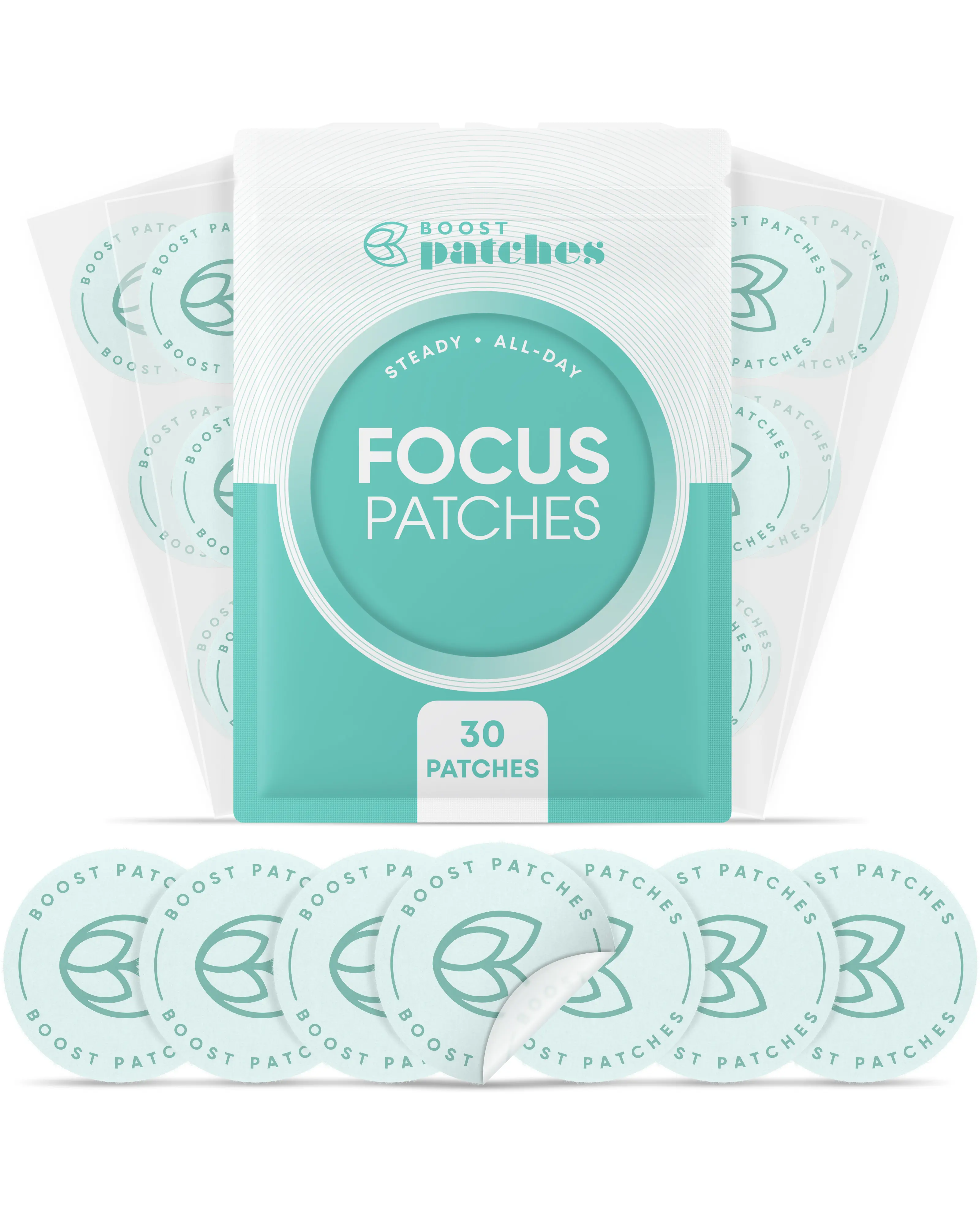 Boost Patches Daily Wear Topical Patches – 30 Count