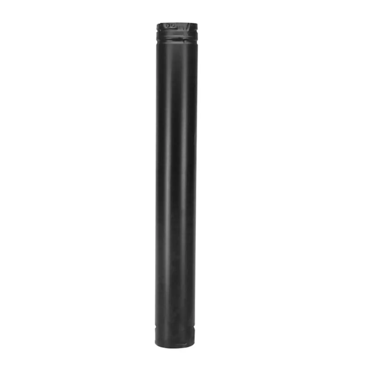 212 MAIN Dura Vent Pellet Vent Pro Pipe, 4 in. Dia x 48 in. Length, Black, 4x48 in