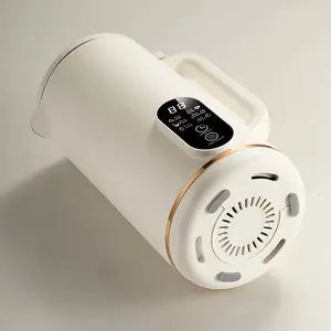 Electric Soy Milk Maker 650ML Mini Soy Milk Machine for Household Kitchen Appliances with Intelligent Menu Compact Convenient