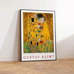 The Kiss by Gustav Klimt (1907/1908), Klimt Print, Klimt Art, Klimt Poster Print, Klimt Vintage Print Wall Art Poster Print - Sizes A2/A3/A4