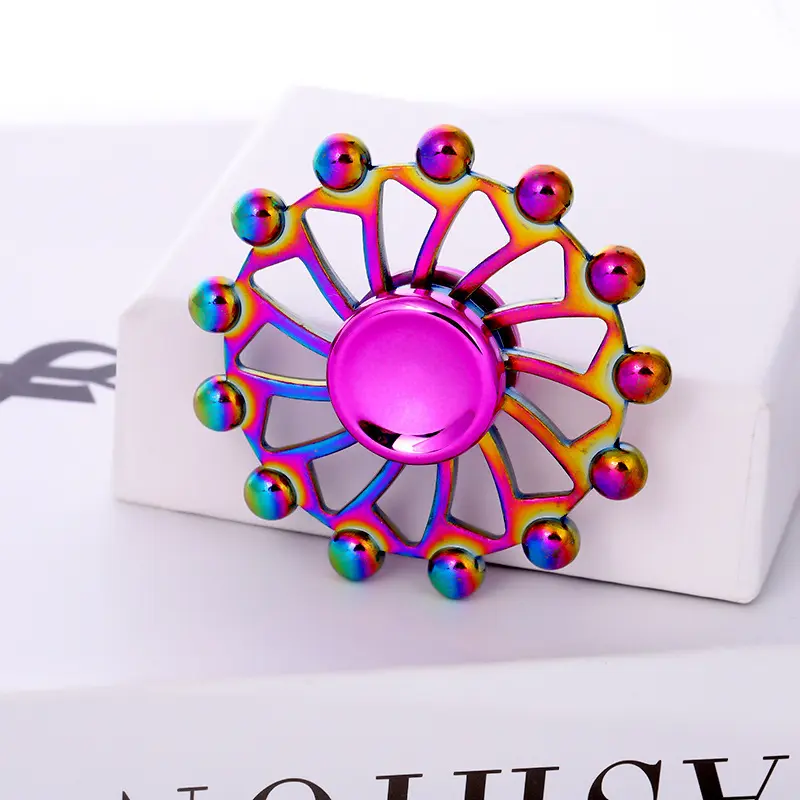 Colorful Ferris Wheel in a Floating Box