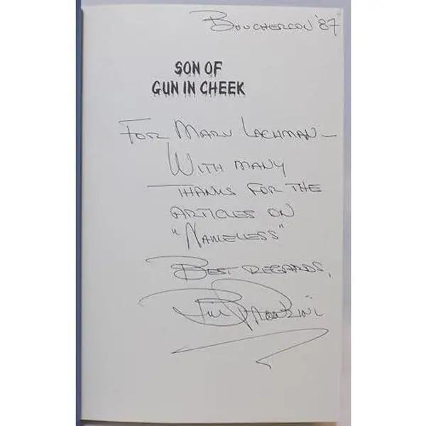 USED-Son of Gun in Cheek by Bill Pronzini (Hardcover)