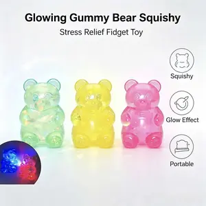 Bear Sensory Fidget Toy | Soft Sensory Fidget Toy | Squeeze Toy | Cute Desktop Decoration | Fun Gift for Kids, Teens & Adults（Mystery Boxes）