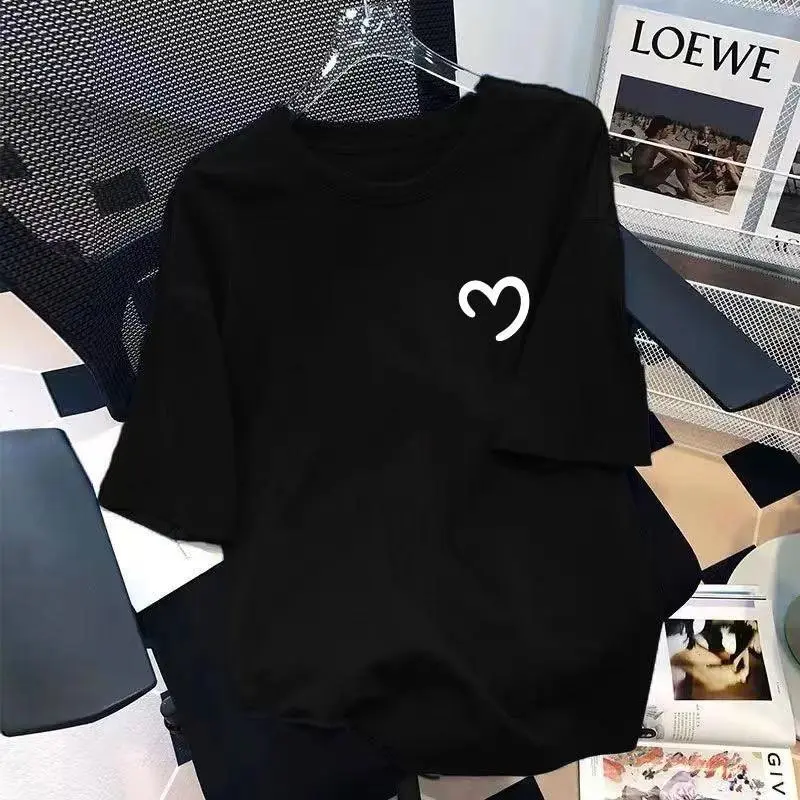 Men's Oversized Graphic T-shirt, Soft Breathable Short Sleeve Crewneck, Casual Summer Streetwear Clothes, Baggy, T-shirt, Short Sleeve, Fashion, Loose