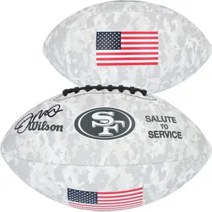 Joe Montana San Francisco 49ers Autographed Wilson 2024 Salute To Service Football - Fanatics Authentic Certified