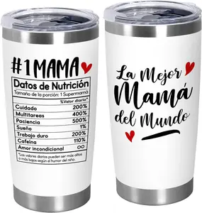 Mothers Day Gifts for Mom from Daughter Son 20oz Stainless Steel Insulated Tumbler Travel Coffee Mug Car Cup Gifts for Mother in Law Stepmom Women Office Travel Home Use Tumbler with Lid,Birthday Gift