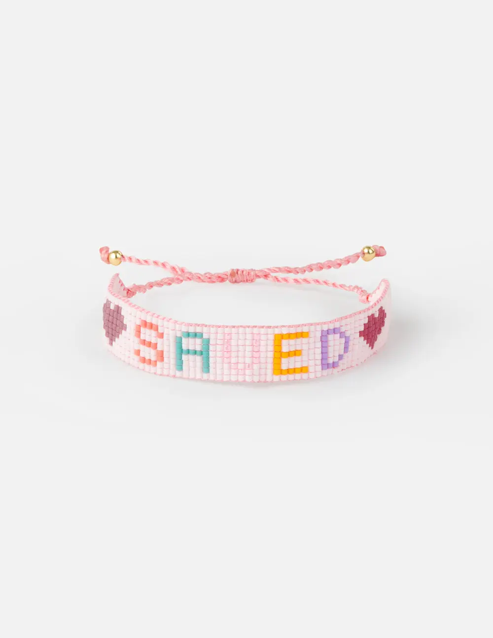 Saved Micro Bead String Bracelet