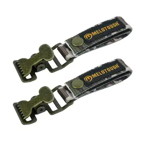 MELOTOUGH Glove Clip Tactical Glove Clips Work Glove Holders Strap with Alligator Clip for Tool Belt,Tool Bag,Tool Backpack