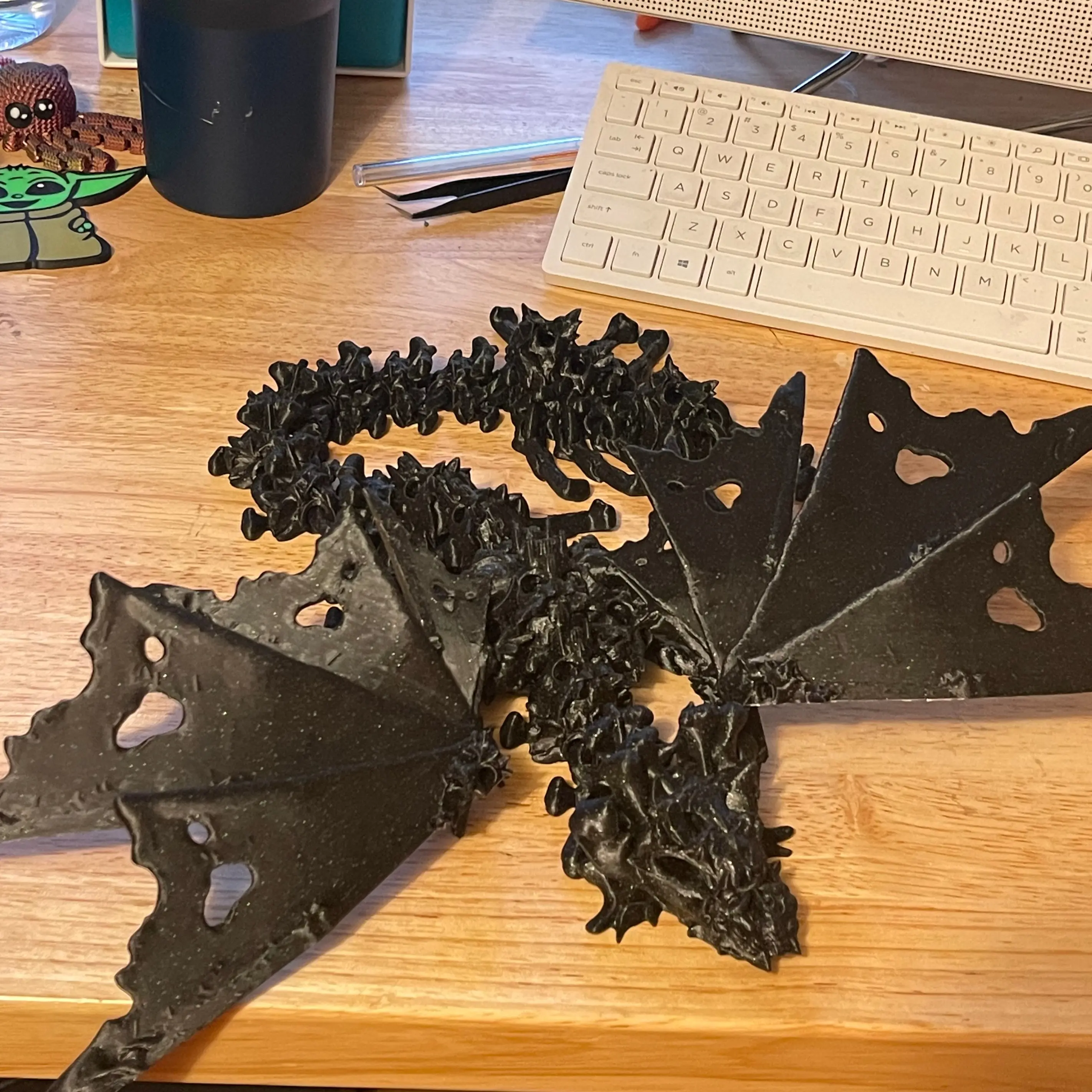 3D printed Articulating skull Dragon