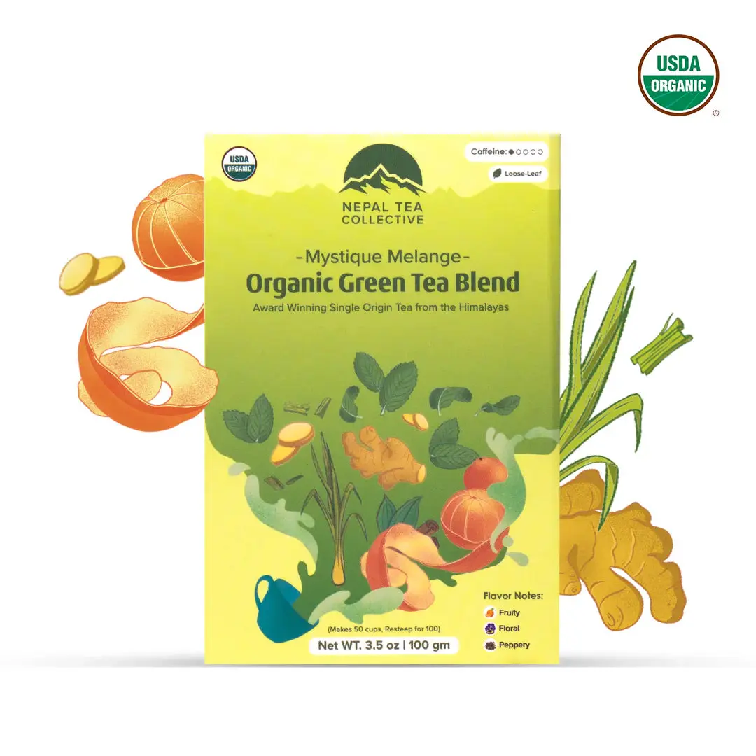 Mystique Mélange - Organic Green Tea Blend 100g