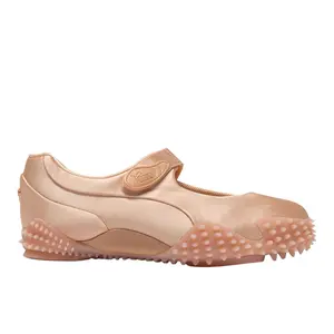 PUMA Womens Mostro Fey Satin Slip On Sneakers Shoes Casual - Pink