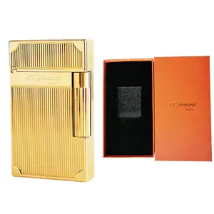 Dunant Gold Refillable Metal adjustable flame torch Lighter (NO FUEL) Classic gifts boyfriend smoker accessories