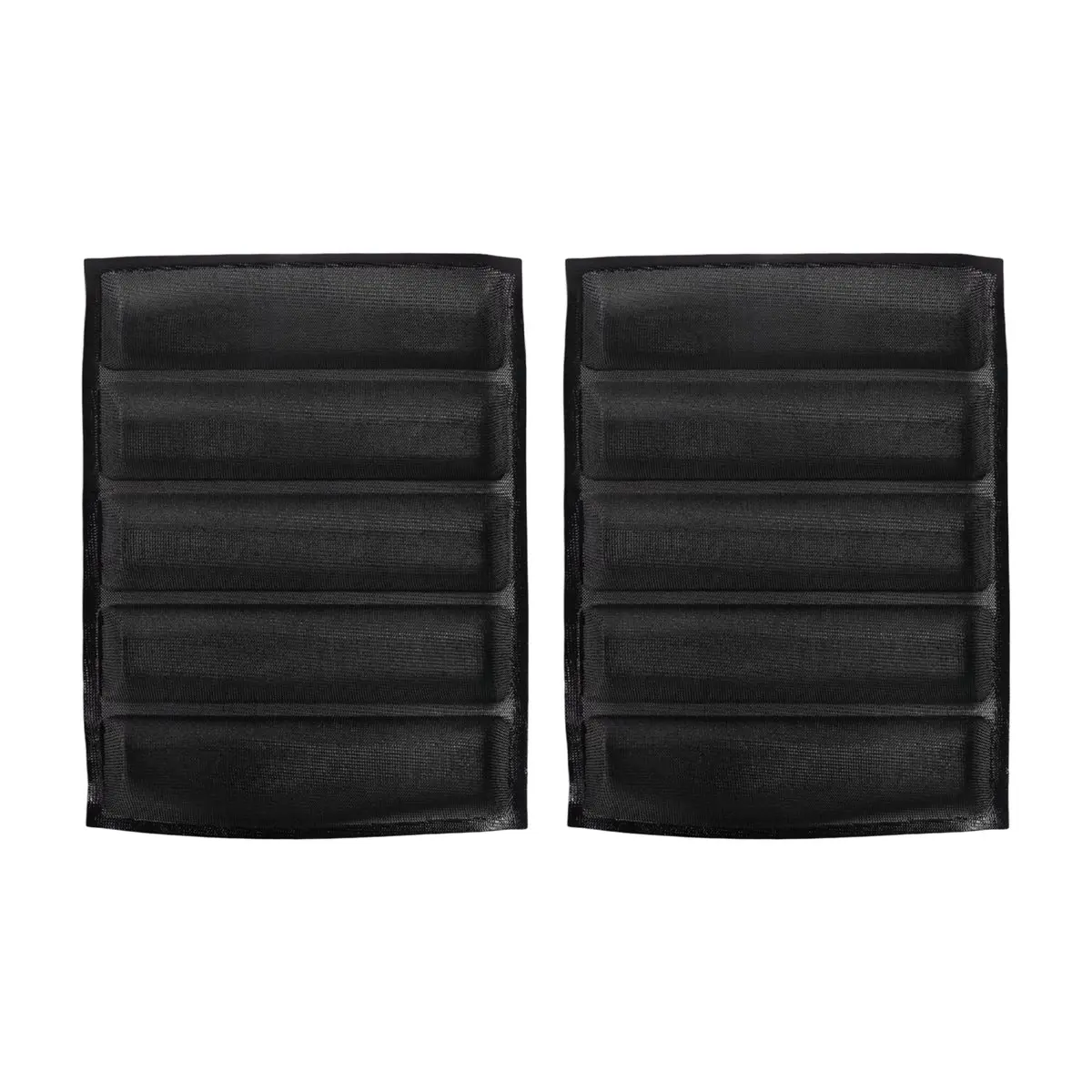 2Pcs Silicone Perforated Baking Forms Sandwich Mold French Baguette Bread Pan Food Mat 5 Loaf Non-Stick Baking Liners