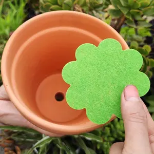 10pcs Flowerpot gasket Leakproof earth circular plastic bottom hole gasket flowerpot gasket bottom insect-proof breathable water permeable and dirty