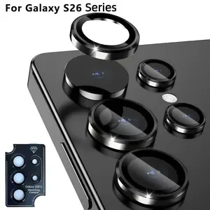 Ar Anti-Fog Color Rear Camera Tempered Glass Protector Film for Samsung Galaxy S26 S26plus S26ultra, Silver Options Available