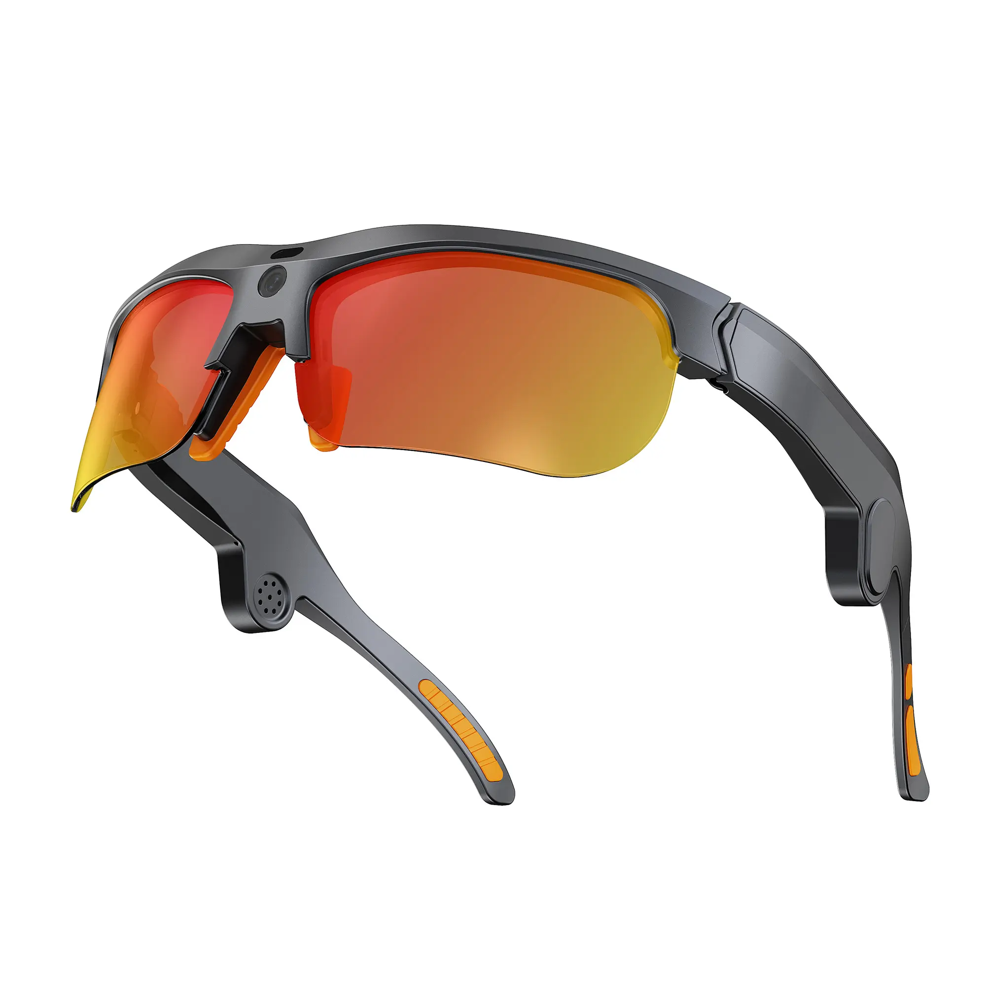 AI Integrated Smart Eyewear: 4K Level POV Video Capture with 13MP Visuals, Real-time 165+ Language Translator & Bluetooth Audio. Anti-Shake Polarized Sport Sunglasses for Outdoor Explorers