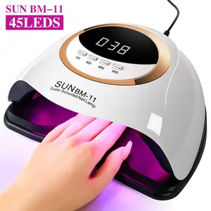 UV LED Nail Lamp, Professional Nail Polish Curing Lamp with 4 Timers, Auto Sensor Nail Art Lamp for Home & Salon Use gel  deuñas