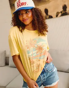 BILLABONG Trouble In Paradise Womens Boyfriend Tee