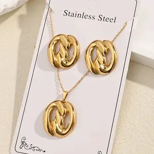 Fashion Stainless Steel Necklace Set