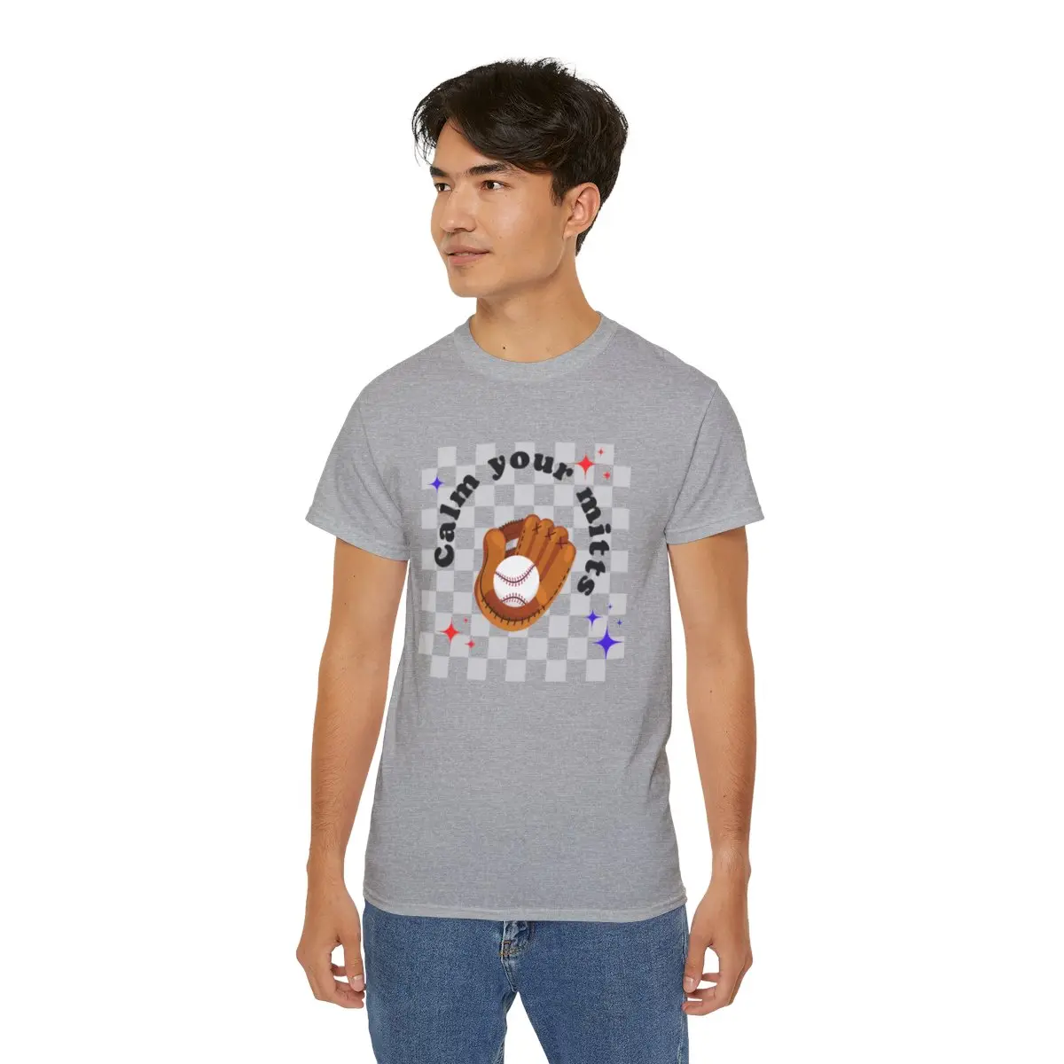 Calm your mitts Baseball Unisex Ultra Cotton Tee