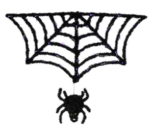 Northlight Spider & Web Halloween Decor 36" LED Lights