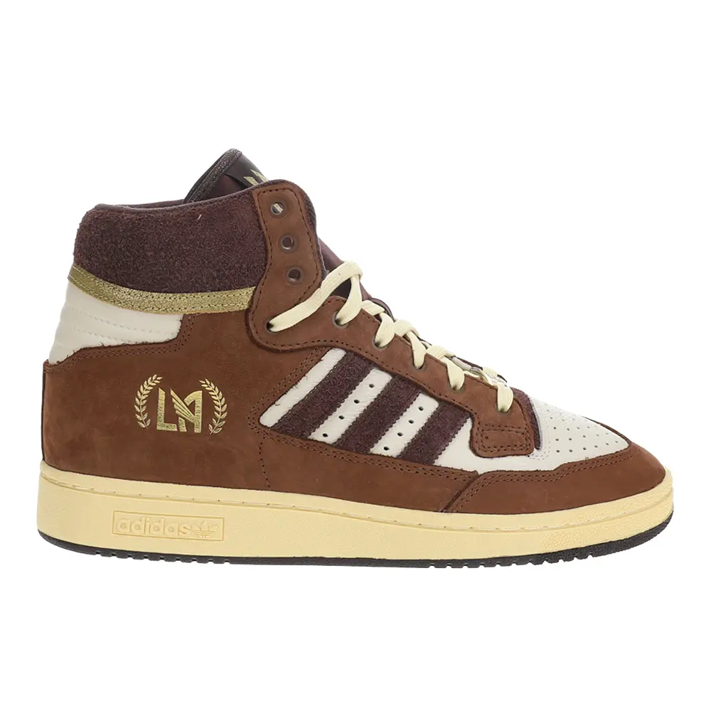 adidas Mens Centennial 85 Hi Basketball Sneakers Shoes - Brown, White