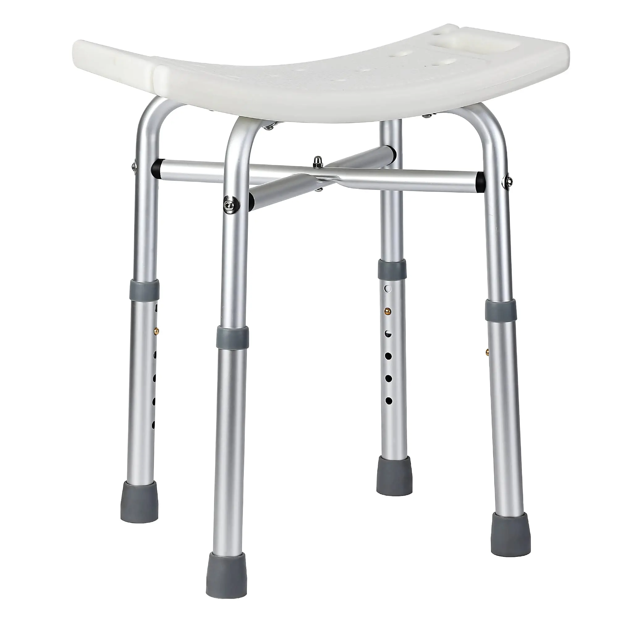 【GARVEE】Shower Bench Shower Chair for Bathroom Bathtub with Adjustable Height Legs Bear 350 lb Capacity Slip Resistant